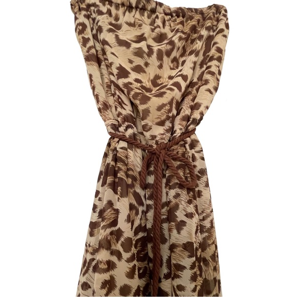 Annabelle Asymmetrical Strapless Dress - Picture 3 of 8